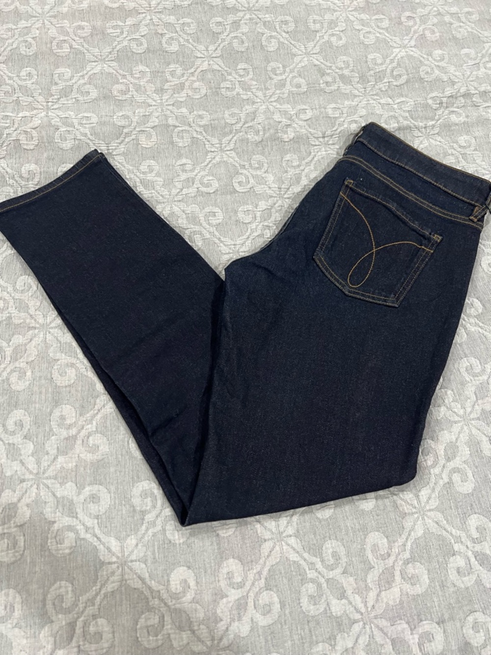 Calvin Klein Dark Indigo Women's Jeans - Classic High-Rise Stretch Skinny Jeans